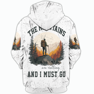 The Mountains Are Calling And I Must Go All Over Print Shirt