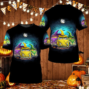 Witches Camping Car All Over Print Shirt