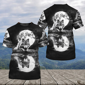 Mystical Wolf Art All Over Print Shirt