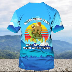 Funny Slow Hiking Team All Over Print Shirt