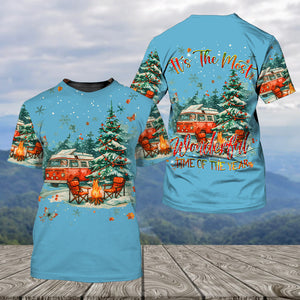 It’s The Most Wonderful Christmas Camping All Over Print Shirt