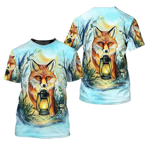 Wild Fox Finding The Way All Over Print Shirt