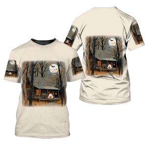 Boo & Candy Haunt Forest All Over Print Shirt