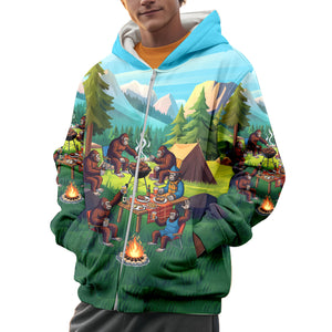 Sasquatch family BBQs All Over Print Shirt