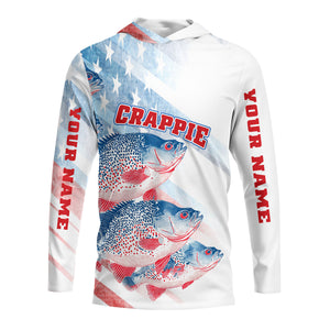 Custom Name Crappie Fish America All Over Print Shirt