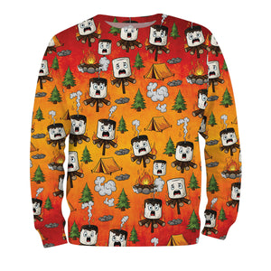 Burnt Marshmallow Dancing Party All Over Print Shirt