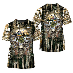 Awesome Mallard Duck Hunting Camo All Over Print Shirt
