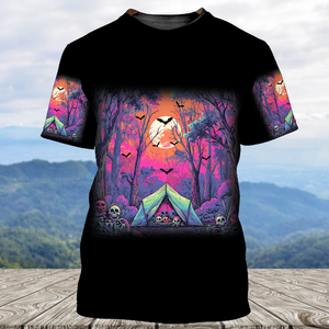 Skull Tent Adventure All Over Print Shirt