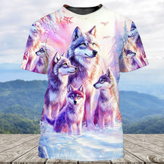 Wolf Family Art All Over Print Shirt
