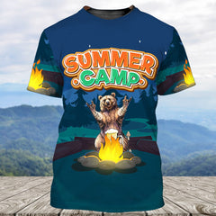 Summer Camp Grizzly Bear All Over Print Shirt
