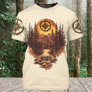 Into The Forest I Go To Lose My Mind And Find My Soul Brown All Over Print Shirt