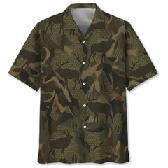 Elk Hunting Hawaiian Shirt