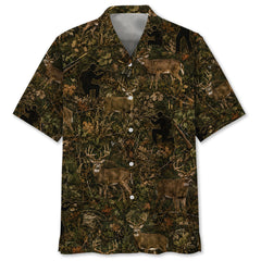 Hunt Deer Camo Hawaiian Shirt