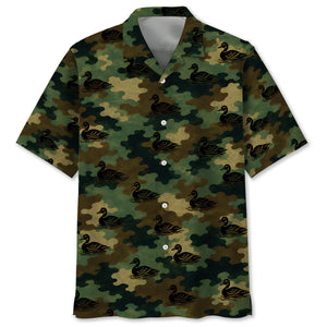 Duck Camouflage Millitary Hawaiian Shirt
