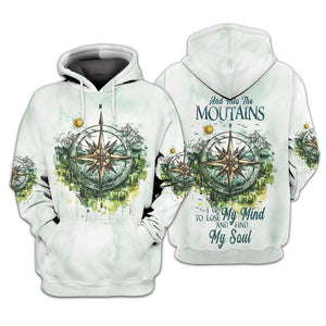 Into The Mountains I Go All Over Print Shirt