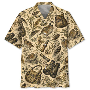 Quail Hunting Vintage Hawaiian Shirt