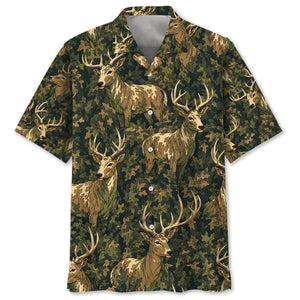 Deer Woodland Hawaiian Shirt