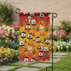 Burnt Marshmallow Dancing Party Flag Decor