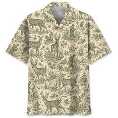 Classic Deer Hunt Hawaiian Shirt