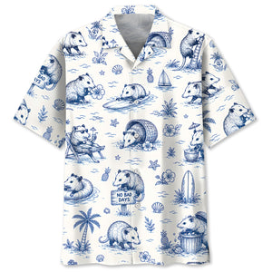 Opossum Summer Vibes Hawaiian Shirt