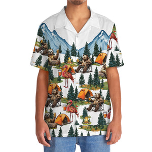 Camping Crew In The Woods Hawaiian Shirt