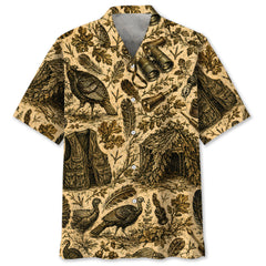 Turkey Hunting Vintage Hawaiian Shirt