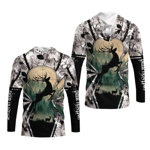 Deer Hunting Peaceful Forest All Over Print Shirt