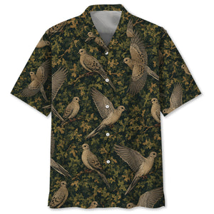 Dove Woodland Hawaiian Shirt