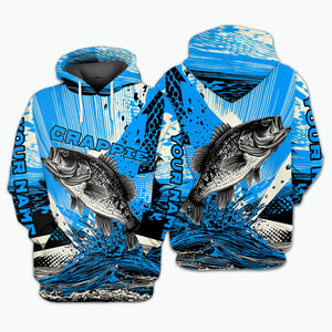 Custom Name Crappie Fish All Over Print Shirt