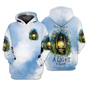 Your Lamp Is A Word To My Feet And A Light To My Path All Over Print Shirt