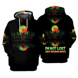 I'm Not Lost Just Avoiding Idiots All Over Print Shirt