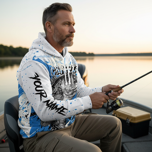 Custom Name Crappie Fishing Jersey All Over Print Shirt