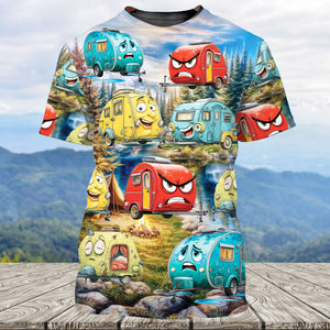 Funny Teardrop Trailer All over Print Shirt