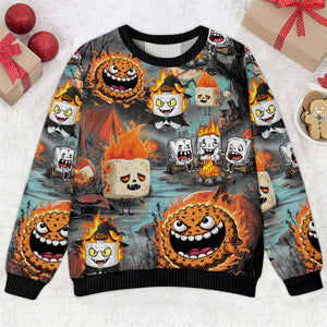 Burnt Marshmallow Ugly Sweater