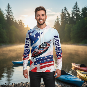 Custom Name Kayaking America All Over Print Shirt