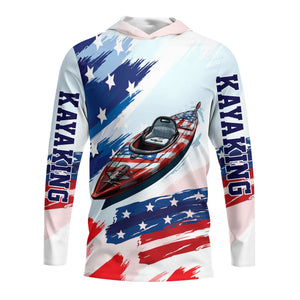 Custom Name Kayaking America All Over Print Shirt