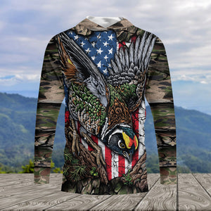 Quail Perched On The Rock All Over Print Shirt
