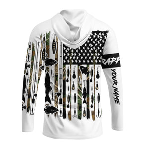 Custom Name Crappie Fish Black All Over Print Shirt