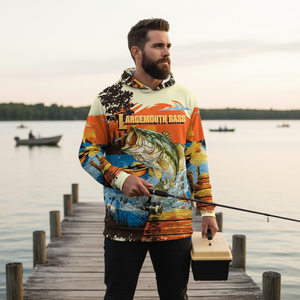 Largemouth Bass Jumping All Over Print Shirt