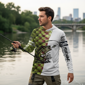 Bass Fishing Team Jerseys Green All Over Print Shirt