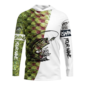 Bass Fishing Team Jerseys Green All Over Print Shirt