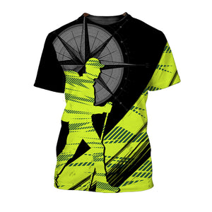 Hiking Find Your Own Path Yellow Neon All Over Print Shirt