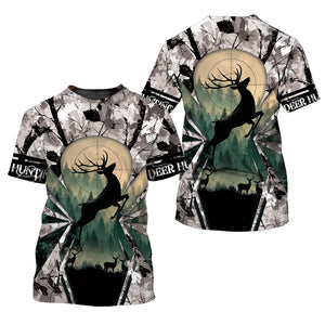 Deer Hunting Peaceful Forest All Over Print Shirt