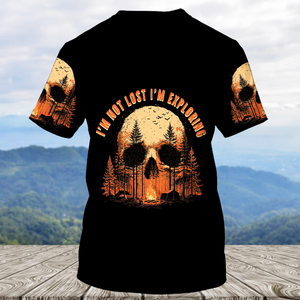 Creepy I'm Not Lost I'm Exploring All Over Print Shirt