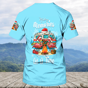 Blue Making Memories One Campfire At A Time All Over Print Shirt