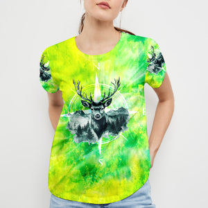 In The Forest Embrace, I Lose My Thoughts And Uncover My Spirit All Over Print Shirt