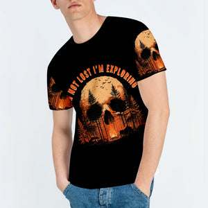 Creepy I'm Not Lost I'm Exploring All Over Print Shirt