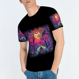 Skull Tent Adventure All Over Print Shirt