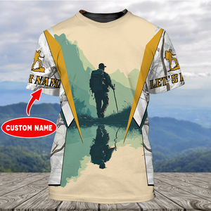 Custom Name Hiking More Worry Less All Over Print Shirt