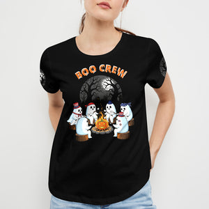 Boo Crew Camping All Over Print Shirt